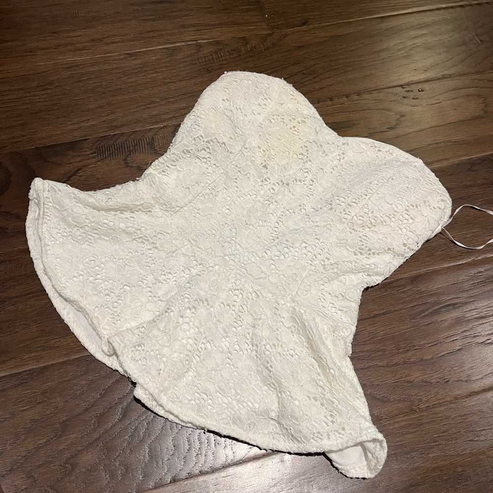 Lace bandeau top